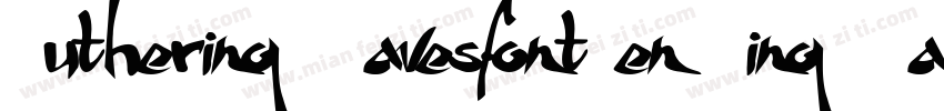 Wuthering WavesfontWen Ding Fan字体转换